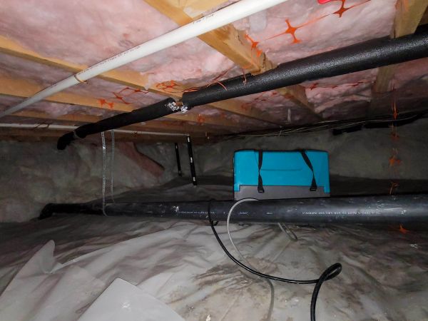 Crawl Space Water Remediation in Brandon